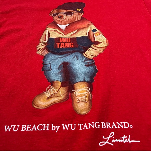 🔥🔥🔥 WU-TANG SHIRT SIZE LARGE WU BRAND POLO BEAR WUTANG RZA GZA - Picture 5 of 11